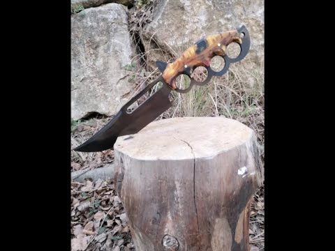 KNIFE MAKING/CUCHILLO DE TRINCHERA TIPO BOWIE/TRENCH KNIFE