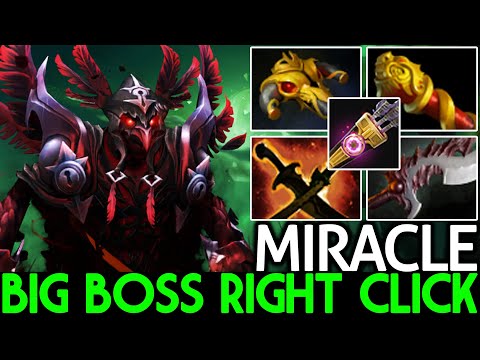 MIRACLE [Shadow Fiend] Big Boss Mid Right Click Full Physical Build Dota 2