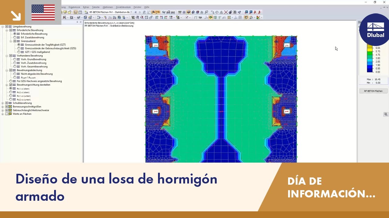 Diseño de una losa de hormigón armado | RFEM, | Jornada informativa en línea | 15.12.2020 | 2/4