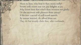 Shakespeare sonnets (Literature/Poetry) Sonnet 8: Music to hear, why hear&#39;st thou music sadly?