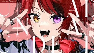 (UNHAPPY?)悩める人の子よ(unlucky?)人成らざる者も(BeHappy!)弛まず目指せよ(undead!) 生きているんだし目を逸らした過去も退屈な未来もカウンセリング やれやれ古今東西 ピースピース(Unhappy?)(unlucky?)(BeHappy!)(アンデッド!) - UNDEAD/莉犬【歌ってみた】『〈物語〉シリーズ オフ&モンスターシーズン』主題歌