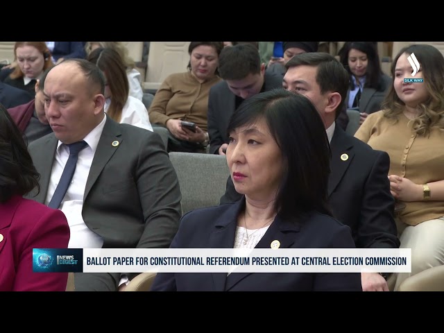 Жаңа Конституция жобасы бойынша референдум бюллетені жарияланды