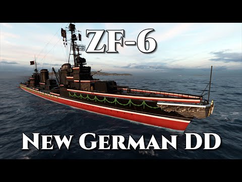 World of Warships: ZF-6 - The New German Destroyer