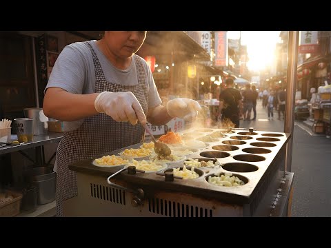 Crazy KIMCHI & BOBA Wheel Cake! 🥞🌶️ Taiwan Street Food
