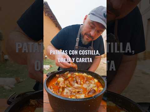 Guiso de patatas, costillas, oreja y careta. En honor al desafío que nos propuso @LaCocinaDelPirata
