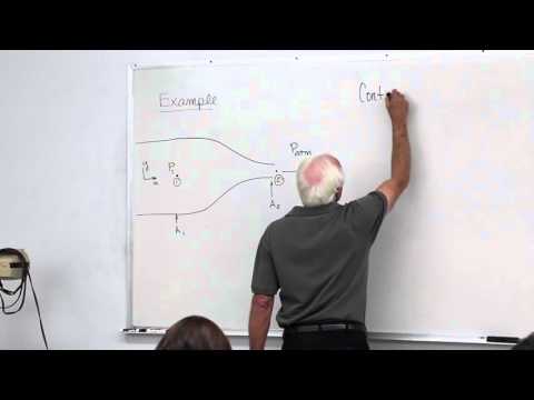 Fluid Mechanics: Linear Momentum Equation and Bernoulli Equation Examples (11 of 34)