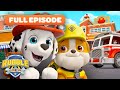 Rubble Helps PAW Patrol Marshall Build A Fire Station W Motor FULL EPISODE Rubble Crew