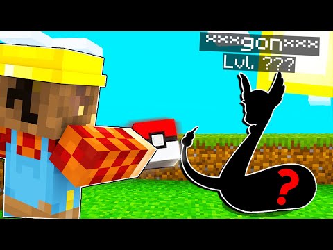 I CAUGHT MY FAVORITE POKEMON IN PIXELMON!!