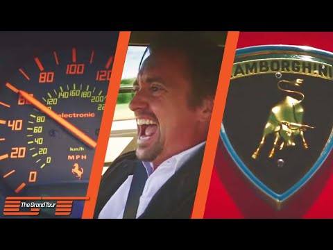 Hammond and May Drag Race Ferrari Testarossa & Lamborghini Countach | The Grand Tour
