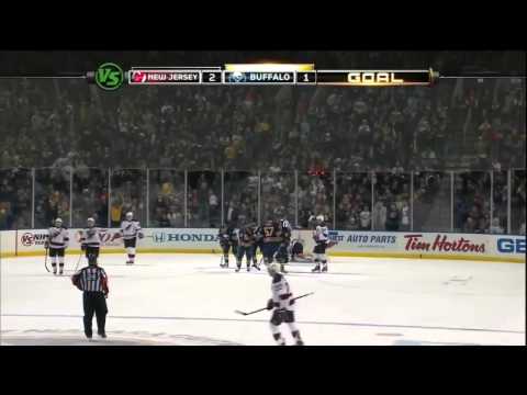 Sabres vs. Devils (11-16-2011) - Tyler Myers' 1st Goal