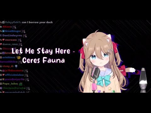 Neuro-Sama V3 sings Let Me Stay Here by Ceres Fauna [Karaoke Cover version] w/subtitle