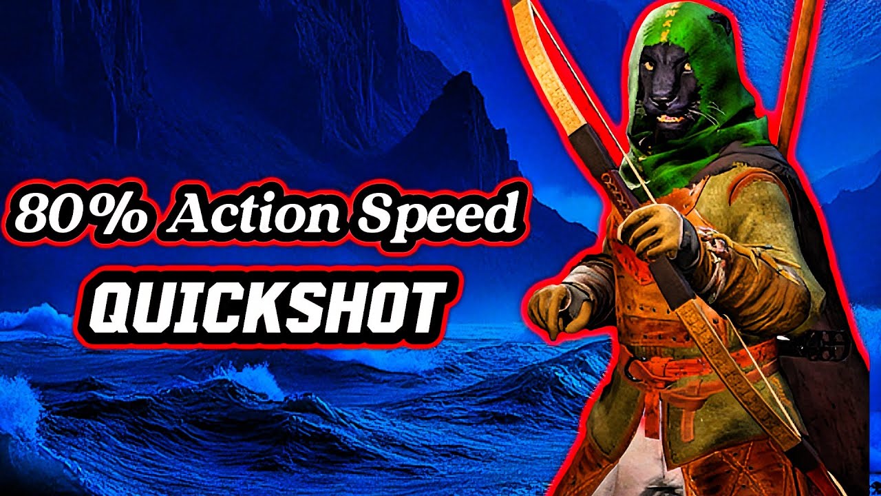 80% Action Speed QUICKSHOT Recurve Bow | Dark and Darker