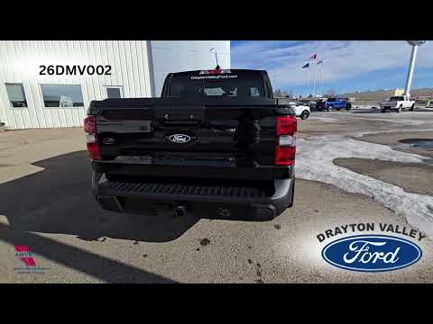 2026 Ford Maverick LARIAT AWD SuperCrew in Black for sale at Drayton Valley Ford in Drayton Valley, AB