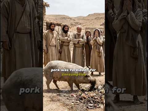 Did you know that in the Bible, pork was forbidden for consumption  #history #biblestories #mystery