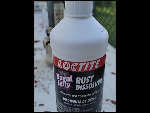 How to Use Loctite Rust Dissolver Naval Jelly