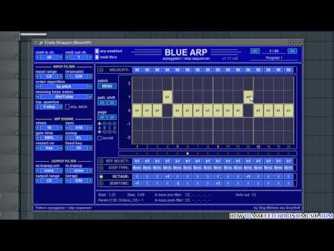 BlueARP | Free Arpeggiator Plugin By Oleg Mikheev