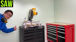 DeWALT 12 Inch Miter Saw (Built a Wood Bench Top. DWS715)