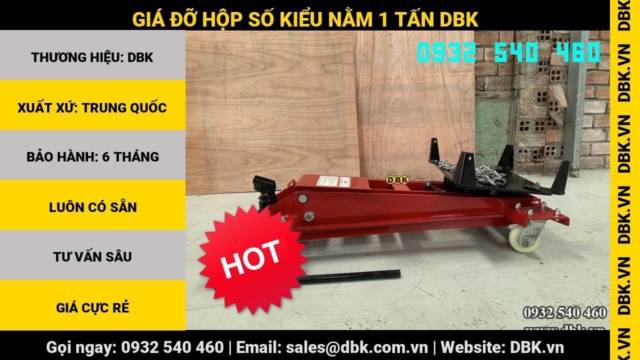 Video Giá đỡ hộp số kiểu nằm 1 tấn DBK - Giá đỡ hộp số kiểu nằm 1 tấn DBK