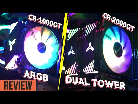 Jonsbo CR-1000 CPU aušintuvas, RGB - 120mm, juodas video