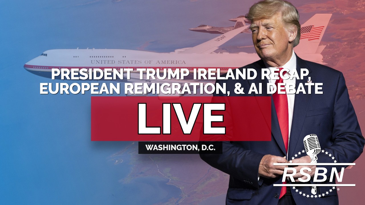 LIVE: President Trump Ireland Recap, European Remigration, AI Debate & Stock Selloff - 09/14/26