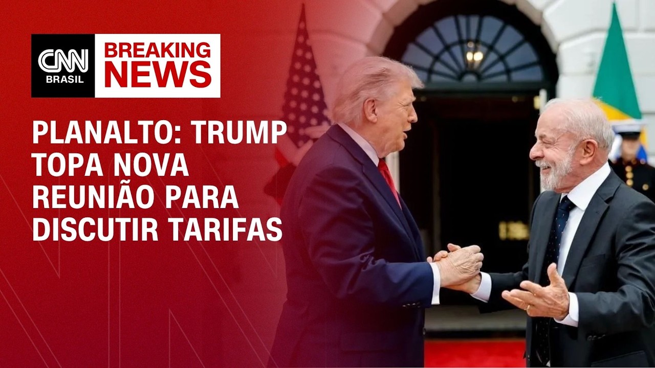 Planalto diz que Trump concorda com nova reunião para discutir tarifaço | BASTIDORES CNN