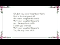 Kelly Willis - Not Long for This World Lyrics