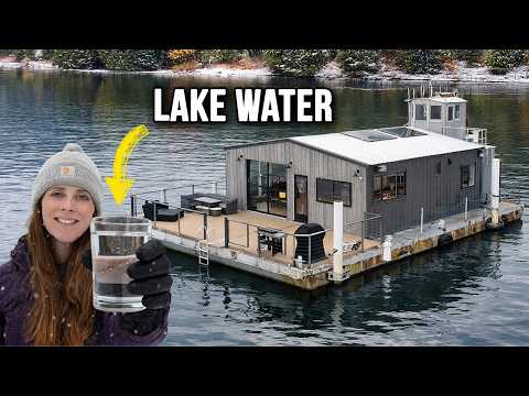 Our Floating Home is Finally Off-Grid! (DIY Water Filtration)