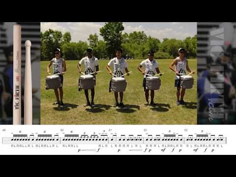 2014 Blue Knights Snare Line - LEARN THE MUSIC!