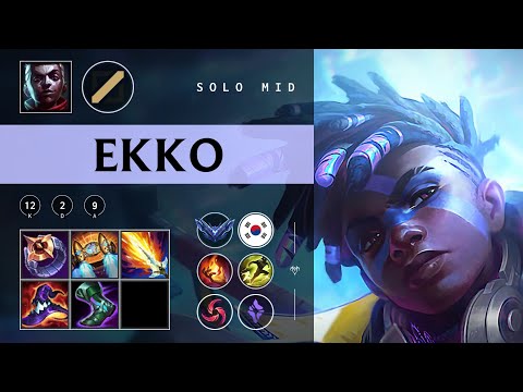 Ekko Mid vs Syndra - KR Diamond Patch 25.22