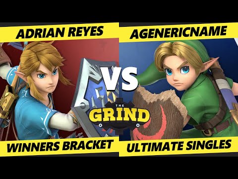 The Grind 159 - Adrian Reyes (Link) Vs. AGenericName (Diddy Kong, Young Link) Smash Ultimate - SSBU