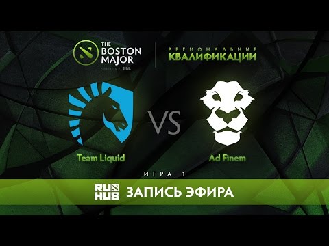 Team Liquid vs Ad Finem, Boston Major Qualifiers - Europe Playoff - Game 1 [v1lat, GodHunt]