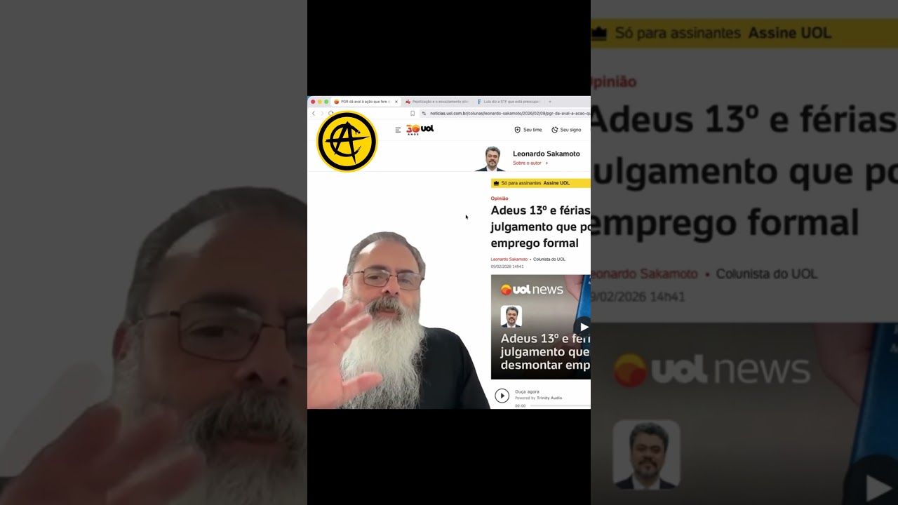 PGR dá PARECER FAVORÁVEL a LIBERDADE de CONTRATAÇÃO e OPÇÃO por PJ: ESQUERDA dá XILIQUE e ameaça STF