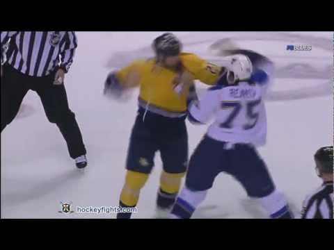 Ryan Reaves vs Brian McGrattan Feb 4, 2012