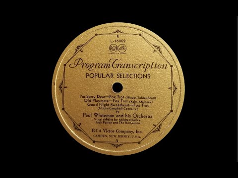 Popular Selections by Paul Whiteman and his Orchestra (Program Transcription) 1931