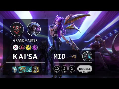 Kai'Sa Mid vs Ekko - KR Grandmaster Patch 11.15
