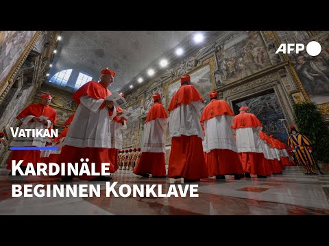 Konklave zur Wahl eines neuen Papstes hat begonnen | AFP