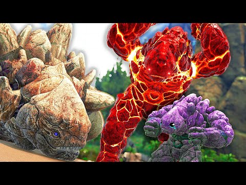 Story: They Took the Stone Golem Father's Wife and Daughter! I'll Save Them! ARK DINOSAURS