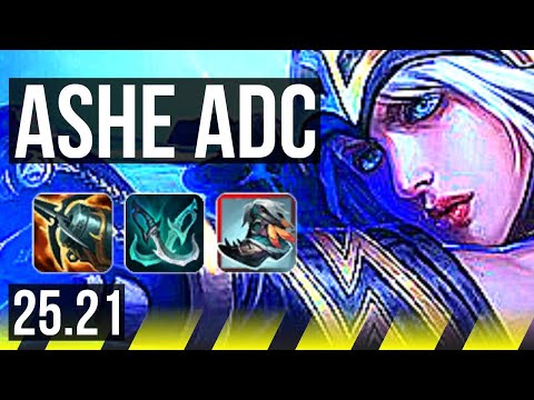 ASHE & Nautilus vs CAITLYN & Lux (ADC) | 9/0/7, Legendary | KR Challenger | 25.21