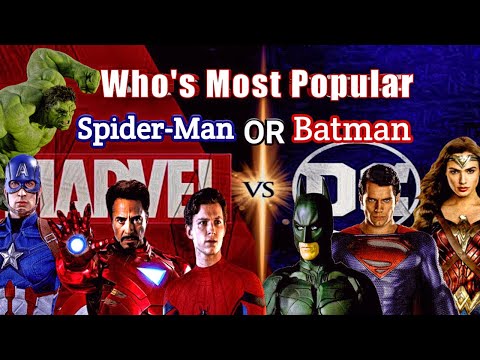 Most Popular Superheroes 2004 till 2021 | Marvel V/s DC | Spider-Man No Way Home |