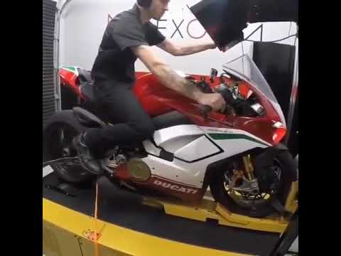 Brutal, Panigale V4 tuning on the Dyna:  Courtesy: @rdk.moto