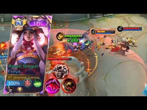 USE THIS BUILD AND EMBLEM FOR EASY TOWER DIVE ENEMIES!!! ( MUST TRY ) FREYA BEST BUILD 2025 - MLBB