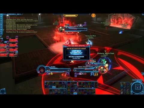 SWTOR: Twisted vs  Dread Master Tyrans   8man Hard Mode