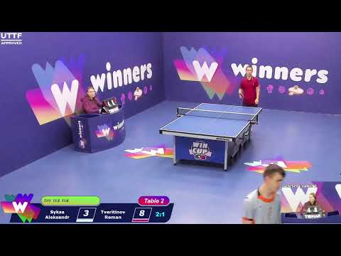 WINners CUP table 2  12.11 Syksa Aleksandr - Tveritinov Roman  17:15