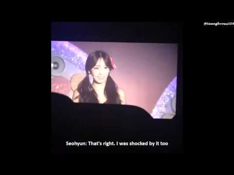 [ENG SUB] 131222 SNSD Taeyeon Imitating Jessica @ Marchen Fantasy