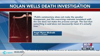 DA issues statement regarding release of information in Nolan Wells case