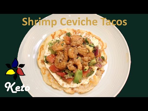 Shrimp Ceviche Tacos - Carnivore Keto, Gluten Free