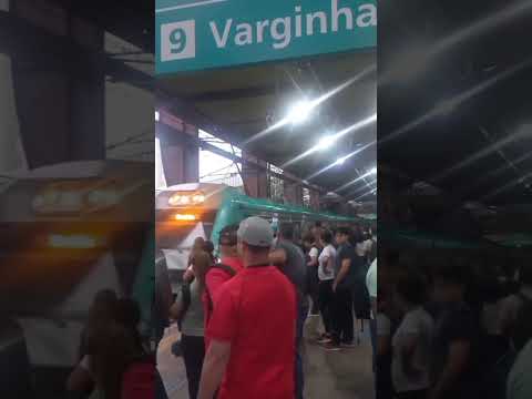 HORÁRIO DE PICO NA ESTAÇÃO SANTO AMARO SAO PAULO