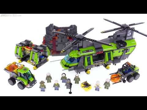 🔄 LEGO City 2016 Volcano Heavy Lift Helicopter review! 60125 re upload
