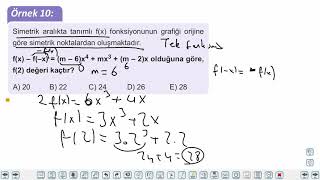 Eğitim Vadisi AYT Matematik 3.Föy Fonksiyonlarda Uygulamalar Konu Anlatım Videoları