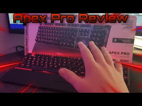 NEW SteelSeries Apex Pro Keyboard Review! (BEST KEYBOARD EVER!!!)
